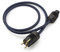 Tertullus Câble d'alimentation HiFi High End C15 - Câble d'alimentation HiFi audio froid avec prise Schuko et connecteur de dispositif froid (P25, 1 m)