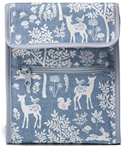 Prym 612657 Rundstricknadelmappe Woodland, blau