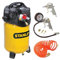 Stanley Kit compresseur, compresseur d'air sans huile, vertical, 1.5 ch, 10 bar, cuve 24 L, incl. 6 accessoires