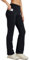 WILLIT Damen Thermo Flare Leggings Winter Fleece gefütterte Yogahose Warm Sportleggins Laufhose Bootcut Hose High Waist mit Taschen Schwarz S