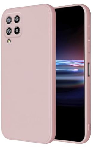 HONLEN Coque pour Samsung Galaxy A22 4G / M22 4G / M32 4G Protection Étui, (6.4 inches) Liquide TPU Silicone Case Anti Rayures Ultra Mince Souple Cover en Silicone Poudre de Sable