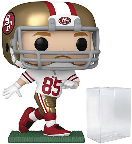 POP Fu ball: 49ers George Kittle Funko Vinyl-Figur (geb ndelt mit kompatibler Box-Schutzh lle), mehrfarbig, 9,5 cm