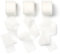 AOKSUNOVA Schleifenband Weiss Stoff Chiffonband 2,5cm x 18,9m Geschenkband Breit Band Weiß Hochzeit Stoffband