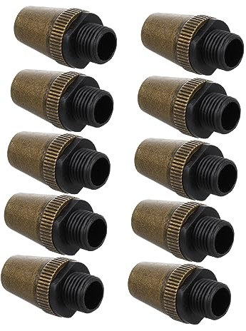 Housoutil Clips Câbles Filetés En Pc Et Fer Bleu Vert Antique Pour Luminaires Suspendus Certifiés Protection Et Verrouillage De Câbles Pour Diy Plafonniers Lot De 10 Pièces Usage Long Terme