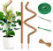RYHX 2Pcs Tuteur Plante, 60Cm Tuteur Plante Pliable Tuteur Plante Coco Support pour Plantes Grimpantes Extendable pour Plante Grimpantes Jardin Maison