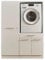 LAUNDREEZY Waschmaschinenschrank und Mehrzweckschrank, Weiß - Waschmaschinen-Überbauschrank TÜV-zertifiziert mit viel Stauraum - 117,5 x 162 x 67,5 cm (B/H/T)