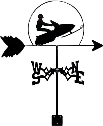 Girouette créative motoneiges décoration girouette girouette en Acier Inoxydable girouette extérieure Ferme Jardin Patio Cour Ornement girouettes