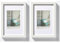 walther design Bilderrahmen weiss 20 x 30 cm Echtglas Stockholm Holzrahmen EA030W (Packung mit 2)