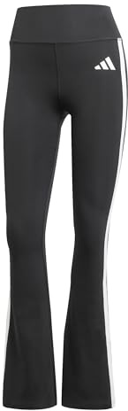 adidas - Optime Essentials 3 Stripes Flared Leggings, Collant (1/1) Donna