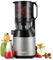 Fretta Extracteur de jus Max, Extracteur de jus de fruits et légumes, Slow Juicer Grand diamètre de 135 mm, 1.8L pressé à froid, Sans BPA, Gris