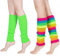 80er Stulpen Damen, 2 Paare Stulpen Damen Leg Warmers Stulpen Beinstulpen Damen Warm Stulpen 80er Jahre Damen für Frauen Teen Mädchen Retro 80er Jahre Thema Party Fancy Kleid Sport Yoga (B, M)