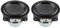 2 altavoces Full O de 2 pulgadas, 4 ohmios, 20 W, sonido de neodimio, altavoz de cine en casa, compatible con Harman compatible con altavoces Kardon Bookshelf