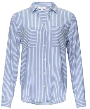 s.Oliver Streifenbluse mit aufgesetzten Taschen