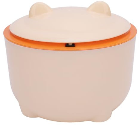 Qcwwy Cat Litter Trash Can,Press Type Lid Enclosed Design Compact Cat Waste Trash Can Dustbin Home Table Garbage Can Car Trash Bin Small Refuse Bin Pet Poop Waste Station Dog Poop