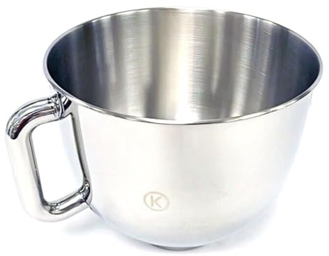SPARES-Direct-Oldham 5L Stainless Steel Bowl for Kenwood Mixer 3 Lug KMX75 / KMX750 / KMX754 / KMX760