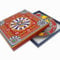DIVINA Italian Design Set 2 Piatti Ceramica Trinacria, 19 cm, Decorati con Limoni e Motivi Mitologici, con Luxury Box - SF171