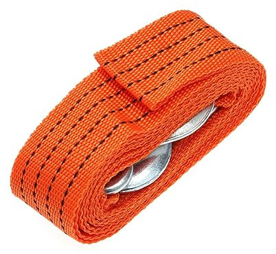 GALPADA Corde de Remorquage Nylon de Tonnes pour Kit de Secours Extérieur Câble de Treuil Pratique et Durable avec Crochet Forgé pour Traction