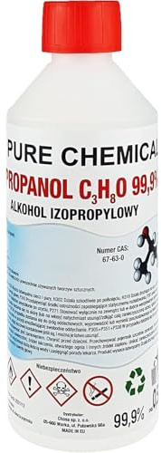 CHOSA Isopropanol 99,9% Sprühflasche - Isopropylalkohol Hohe Reinheit - IPA Reinigungsalkohol & Entfetter - Reiner Alkohol zum Reinigen für Haushalt, Werkstatt, Elektronik und Kosmetik (0,5L)