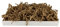 SizzlePak 011, natur, braunes Füllmaterial und Polsterpapier zum Füllen, Polstern, Ausstopfen, Dekorieren von Geschenk-Verpackungen, Deko - 1 kg