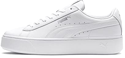 PUMA Damen Puma Vikky Stacked L Sneakers, Puma White-Puma White, 36 EU