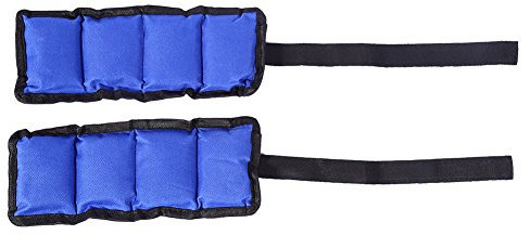 Estink Paire de Poids pour Chevilles, 6 kg, 5 kg, 4 kg, 3 kg, 2 kg, 1 kg, lanière de Poignet réglable pour la Maison, la Gym, la Remise en Forme, Les Exercices de résistance, 5Kg/Pair