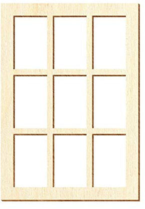 Finestra in legno rettangolare, modello 18
