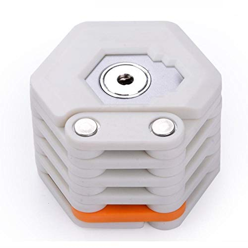 Gangkun Schloss, fahrradschloss, Kette, klapp, Burger Schloss, Auto diebstahlsicherung-Weiß