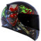 Vollvisier-Motorradhelm für Erwachsene, Reiter, Biker, Sport, Crash-Helm, LS2 FF353 Rapid Happy Dreams leuchtet im Dunkeln, gruseliges Clown, dunkel getöntes Visier (M)