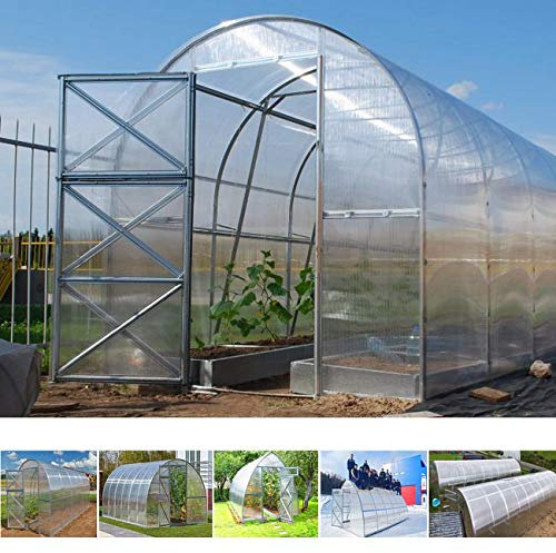 Serre tunnel 2 x 2 m en polycarbonate 4 mm Compact de SerraShop Serre extensible pour le jardin, le potager ou pour votre jardinage.