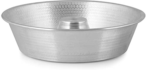 HABI Konische Form, glatt, aus Aluminium mit Kegel 28 cm, Grau, 28 cm
