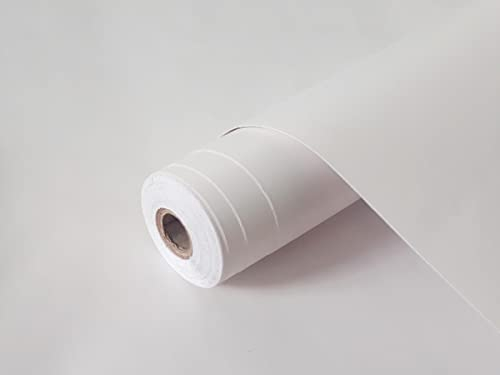 DIMEX Pellicola adesiva tinta unita opaca, bianca per mobili, decorativa, per porta, cucina, armadio, tavolo, 67,5 cm x 1 m