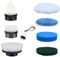 Leebein Electric Spin Scrubber Têtes de Brosse de Rechange, 7pcs Kit d'Accessoires de Brosse Supplémentaire pour Toutes Les Marques de Brosse de Nettoyage sans Fil ANS-8050 & ANS-8051 (Non YMG-818)
