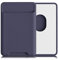 kwmobile Porta Carte Smartphone Magnetico Compatibile con Apple iPhone 16/15 / 14/13 / 12 Series - Porta Tessere Compatibile con MagSafe - Blu Scuro