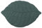 BlattföRmiger Teppich Spielmatte Kreative Blatt-Spielmatte Erker-Bodenmatte Baby-Klettermatte Kinderzimmer-Dekoration (Grün)