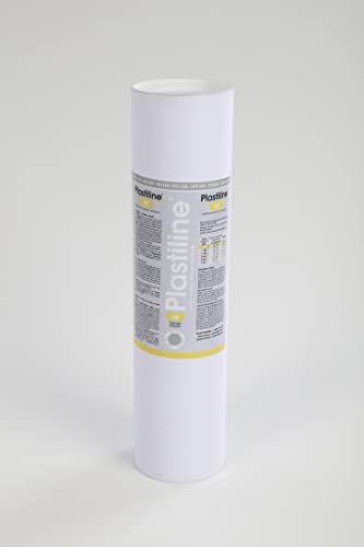 J. Herbin Herbin 5630T - Modelliermasse Plastiline, 5kg, Härtegrad 30, ideal zum Modellieren, 100 Prozent wiederverwendbar, Hellgrau