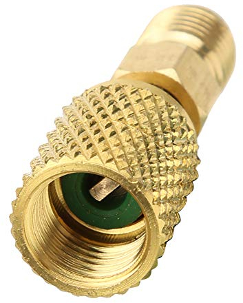 Adaptador R410A R32, R410A A C 1 4 Pulgadas Sae Macho A Adaptador de Bomba de Vacío Conector de Manguera HVAC Pter para 1 4 Sae 5 16 5 16 Pulgadas Hembra