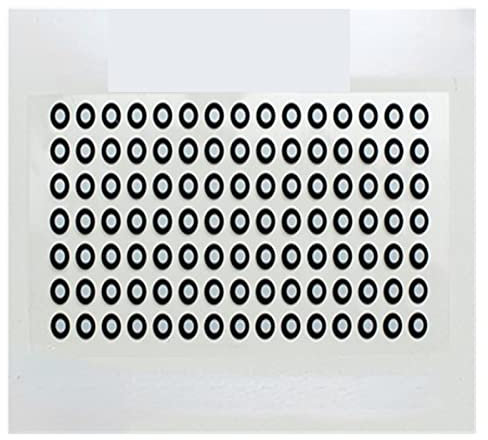 ZHELLY 3D-Scanner-Markierungspositionierung Handgehaltener 3D-Scanner Magnetischer 3D-Markierungspunkt Klebepunkt-Reflektor-Markierungspunkt (Color : A, Size : 3mm x 6mm Viscosity)