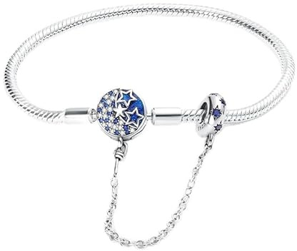 TINSLO Damen Armband 925 Sterling Silber Armbänder mit Herz Verschluss Schlangenarmband Gliederarmband Valentinstag Muttertag Geburtstag Weihnachten Geschenk für Frauen, 20cm, Sterling-Silber