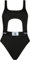 Calvin Klein Donna Costume da Bagno One Piece, Nero (Pvh Black), S