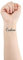 Personalisierte temporäre Tattoos benutzerdefinierte Tattoos mit Gesicht Foto Logo wasserdicht gefälschte Tattoo Name Tattoo lustige Körper Aufkleber Geburtstag Party Hochzeit Braut Bräutigam Dekor