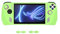 LICHIFIT Silikon-Schutzhülle + Wippkappen für ASUS ROG Ally Handheld-Spielkonsole, Joystick-Abdeckung, Tastenkappen, Zubehör-Set