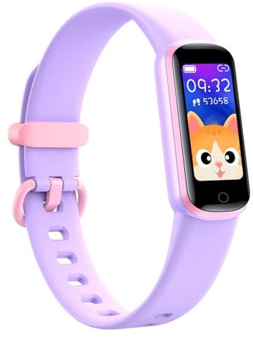 shylad Kids Fitness Tracker,Fitness Watch Waterproof Activity Tracker with HeartRate and Sleep Monitor,Stopwatch,11 Sport Modes,Great Gifts for Girls Boys Kids Age 6-13 Years Olds-Purple