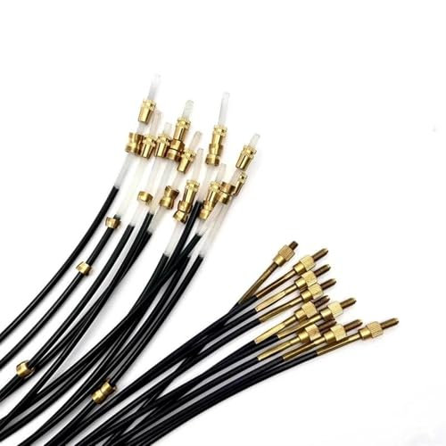 accessori per violino per principianti 5 Pezzi Violino Filo Di Acciaio/nylon Tailgut 4/4 3/4 1/2 1/4 1/8 Corda Di Coda Violino Corda Di Nylon Estremità Violino Parti Accessori(Steel wire Tailgut,1/2-1