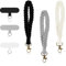 Teaaha 6 Stück Handy Kette Kurz, Handykette Handgelenk Schlüsselanhänger Makramee Schlüsselband Frau Universal Handykette Boho Handyband Lanyard Handy Handschlaufe Männer Frauen (Schwarz Weiß Grau)