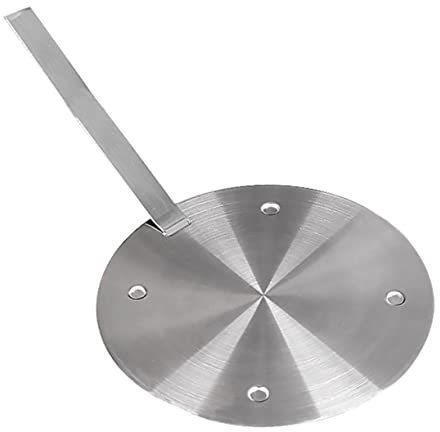 LIFKOME Placa De Inducción Adaptadora Acero Inoxidable Difusor De Calor Plateada para Utensilios De Cocina