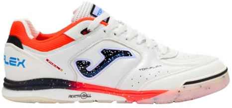 Joma Top Flex Rebound, Zapatilla de fútbol Sala, Blanco-Azul Marino