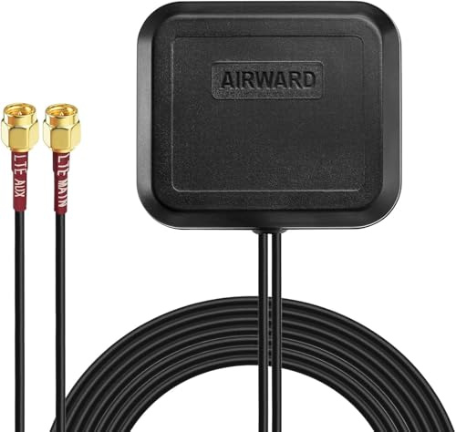 Superbat Dual 4G LTE Mimo Panel Antenna SMA Male Magnetic Adhesive Mount | for 4G LTE Router, CPE Modem, Vehicle Navigation Host, Cellular Gateway, Outdoor Security Camera, MiFi Hotspot