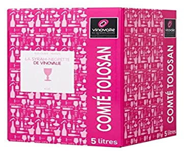 BIB Vin Rosé Négrette-Syrah 5 litres - IGP Comté Tolosan
