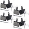 Zonon 4 Paar Fahrrad Bremsbeläge Kompatibel mit TRP Tektro Shimano Deore Br-M575 M525 M515 T615 T675 M505 M495 M486 M485 M475 M465 M447 M446 M416 M415 M395 M375 M315 M355 C501s
