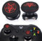 Playrealm FPS Thumbstick Extender & Printing Rubber Silicone Grip Cover 2 Sets for Xbox Series X/S & Xbox One Controller (Demon Circle)